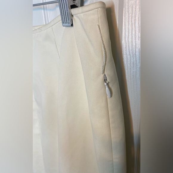 Eccoci Cream Cotton Lined Skirt - Picture 5 of 10